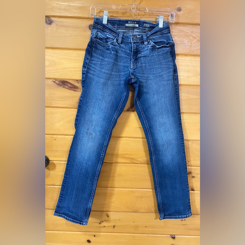 Reclaim slim straight jeans